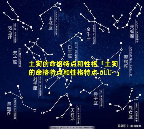 土狗的命格特点和性格「土狗的命格特点和性格特点 🕷 」